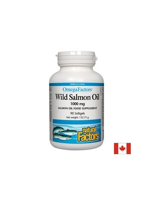 Natural Factors ДИВА СЬОМГА МАСЛО 1000мг х90 софтгел капсули