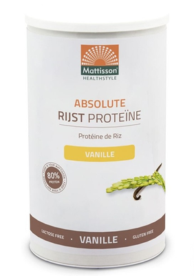 Оризов протеин на прах - вкус на ванилия, 500 g Mattisson Healthstyle