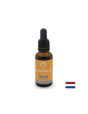 Грижа за костите - Витамин D3 Веган, 25 µg х 25 ml капки  Mattisson HealthStyle