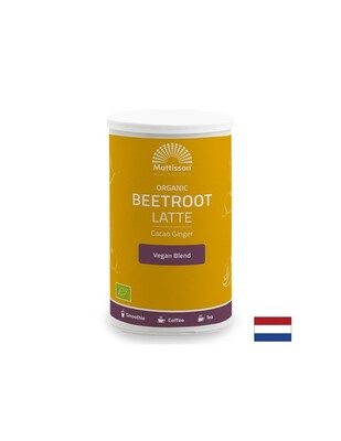 Лате от цвекло с джинджифил какао Био, 160 g прах Mattisson Healthstyle