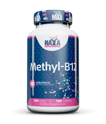 Methyl B-12 200 mcg x 100 Tabs Haya Labs