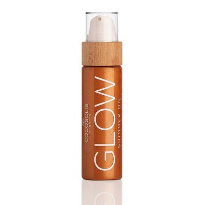 Хидратиращо сухо масло за тяло с блестящи частици GLOW 110МЛ Cocosolis