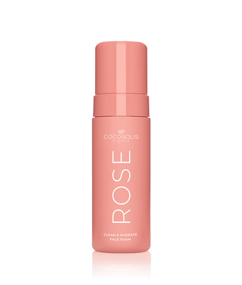 Почистваща пяна за лице с Роза Дамасцена ROSE 150МЛ Cocosolis