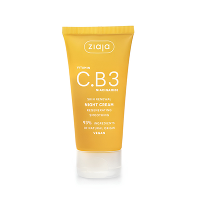 Успокояващ и регенериращ нощен крем за лице с витамин C ZIAJA 50ml