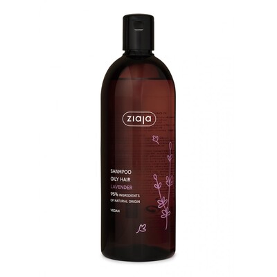 Шампоан коса мазна ЛАВАНДУЛА ZIAJA 500 ml