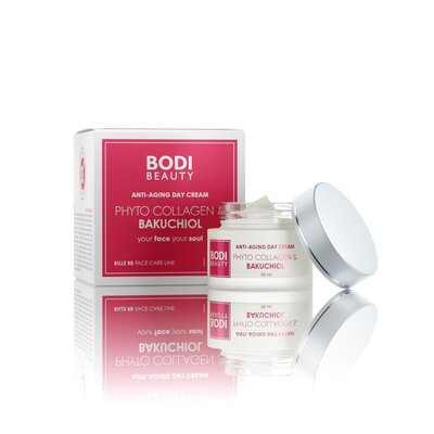 Anti-Aging дневен крем с фито колаген и бакучиол 50мл БОДИ БЮТИ